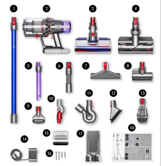 【优比双11】戴森(Dyson) 吸尘器 V11 ABSOLUTE 智能无绳吸尘器家用除螨无线手持宠物家庭适用 商品图1