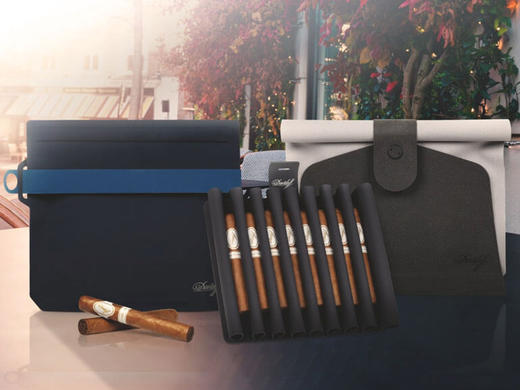 瑞士Davidoff大卫杜夫旅行雪茄便携盒 雪茄保湿盒 便携雪茄盒 商品图0