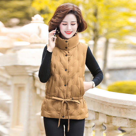 YCE-9-8776羽绒服羽绒马甲休闲宽松背心外套 商品图4