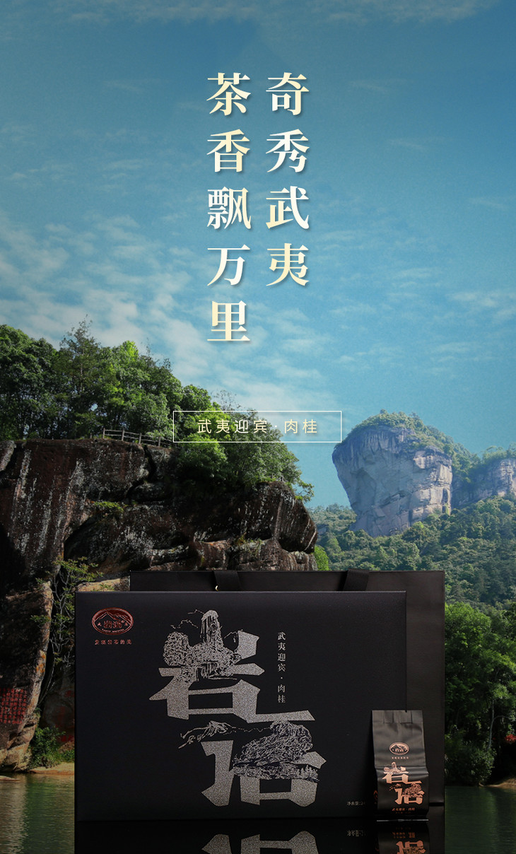 岩语 迎宾肉桂礼盒装 武夷肉桂岩茶中火乌龙茶茶叶24