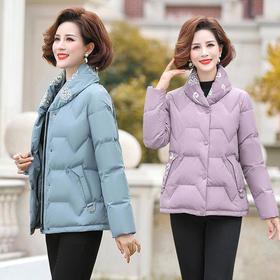 YCE-9-8610休闲时尚显瘦立领羽绒服外套