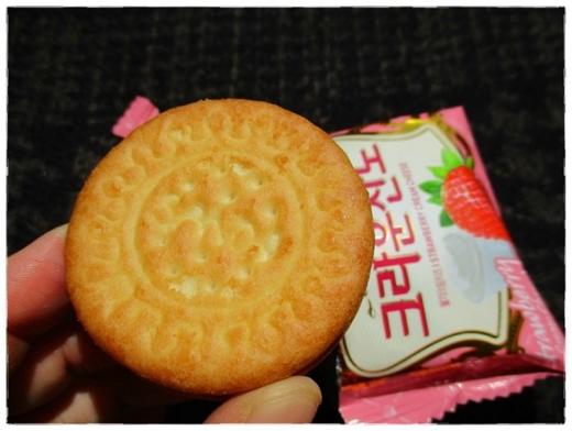 可丽安山多草莓夹心饼干161g크라운산도딸기크림치즈161g 商品图1