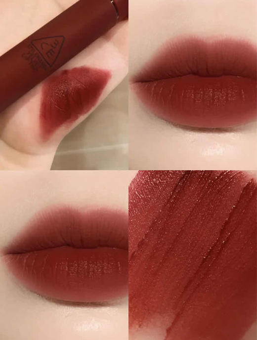 韩国3ce唇釉豆沙色daffodil砖红色taupe蜜桃橘goingright韩免