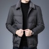 KJZY-男士潮时尚修身翻领羊羔毛领羽绒服男装保暖羽绒夹克外套 商品缩略图3