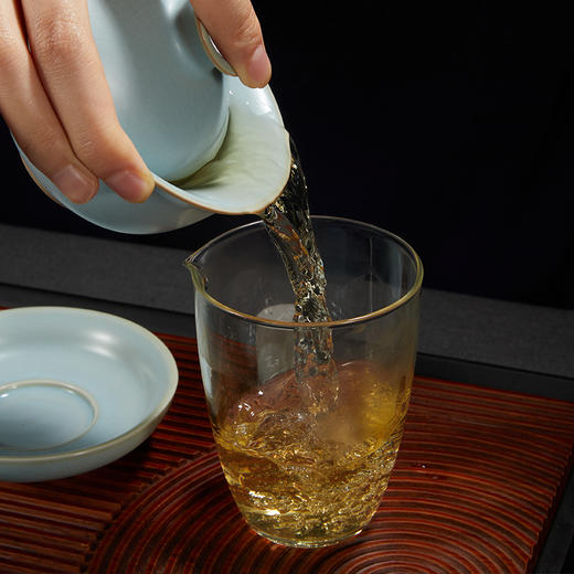 言凡丨天青汝窑盖碗 器型雅致 120ml 商品图6