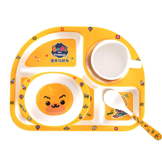 菌怕怕宝狄四格餐盘礼品套装GSTW0182 商品图0