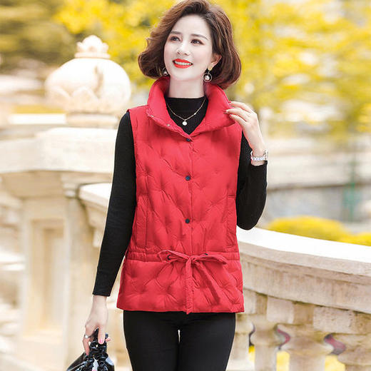 YCE-9-8776羽绒服羽绒马甲休闲宽松背心外套 商品图1