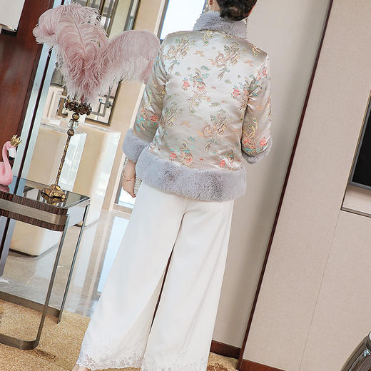 KDS-1962中国风女装棉衣2020冬季新款中式唐装棉服加厚汉服袄子上衣外套 商品图3