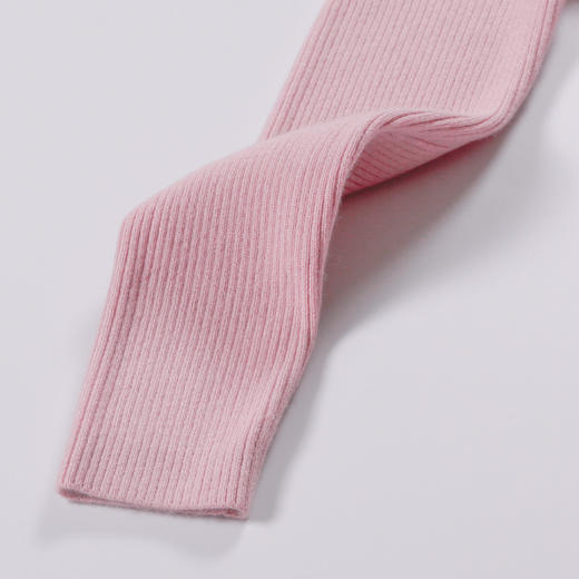 羊绒世家2020年早春新品女士高领100%山羊绒衫时尚抽条修身毛衣 商品图7