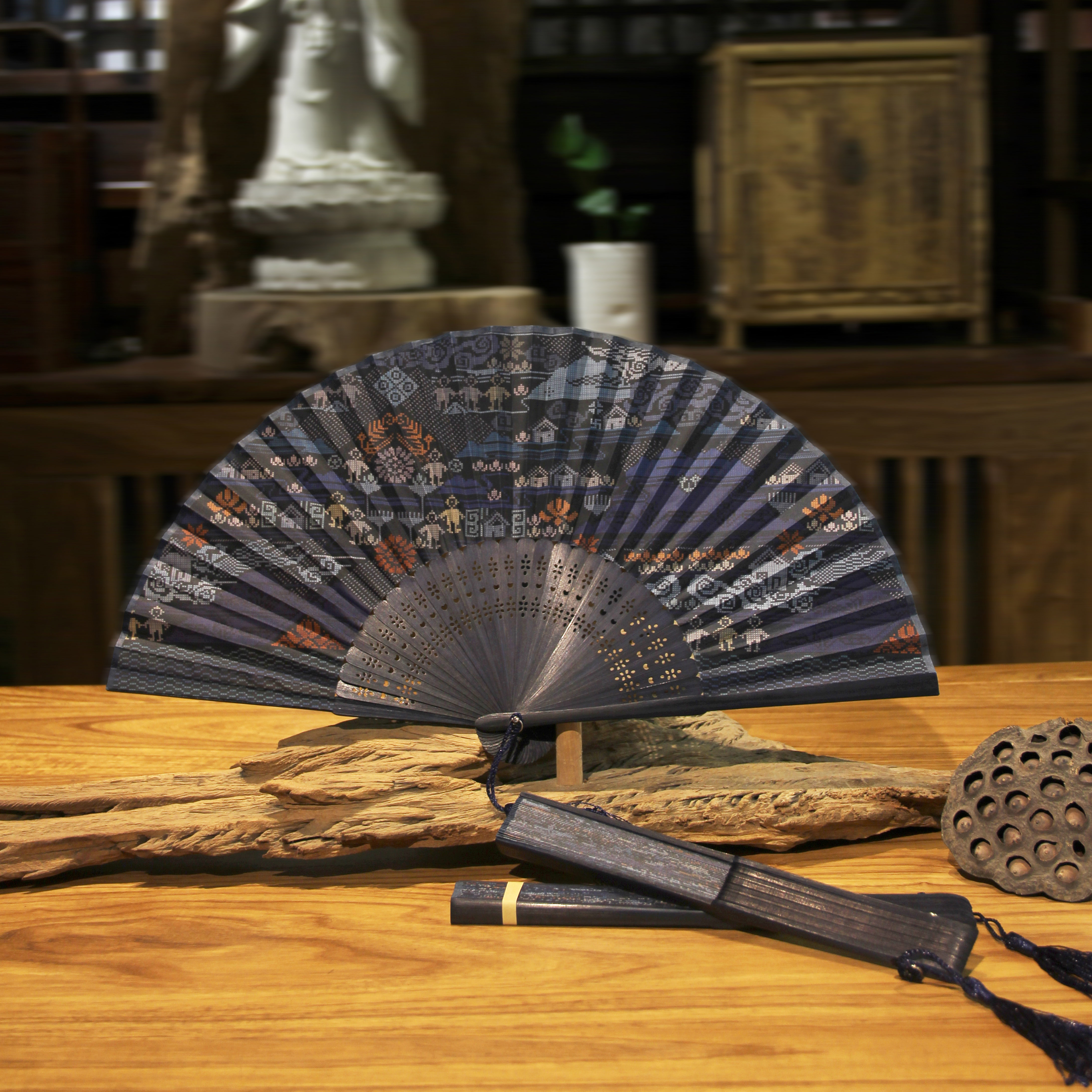 【文创公益•精准扶贫】湖南大学上瑶山系列•青头女扇