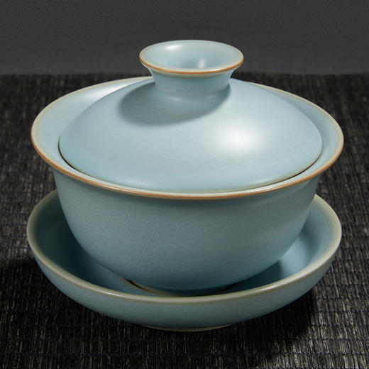 言凡丨天青汝窑盖碗 器型雅致 120ml 商品图1