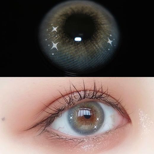 Alkaid星闪瑶光弥灰（硅水凝胶）约14.0mm【瞳孔偏大可能会挡视线，介意慎拍】【年抛】 商品图1