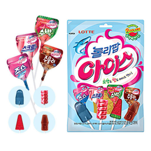 乐天冰淇淋硬棒棒糖132g롤리팝아이스(12개입) 商品图1