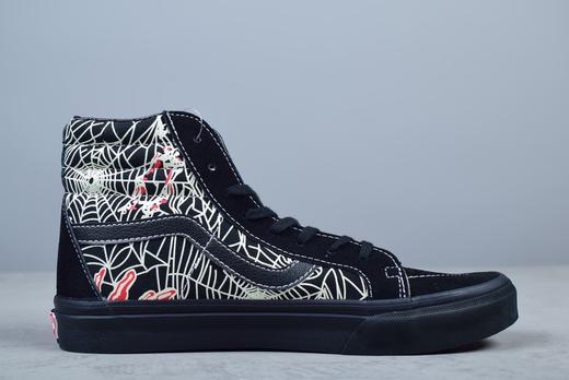 VANS SK8-Hi经典暗黑蜘蛛网安纳海姆高帮休闲硫化板鞋男女情侣鞋VN0A38GF1JJ 商品图1
