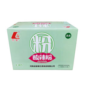 丽星酸辣粉红薯粉丝107g*12桶
