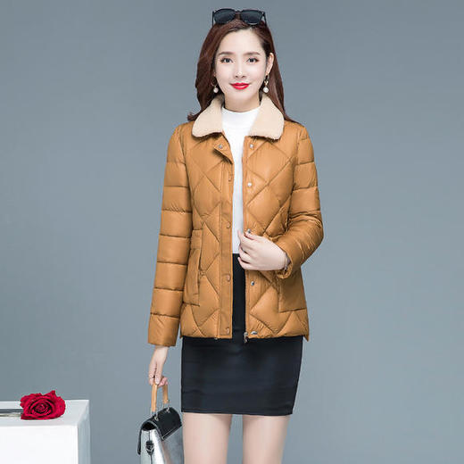 意满Z105冬季新款简约加棉加厚羽绒棉服 商品图3