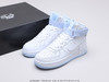 耐克 Nike Air Force 1 ‘07 Mid空军一号中帮白蓝百搭休闲运动板鞋。柔软、弹性十足的缓震性能和出色的中底设计 商品缩略图1