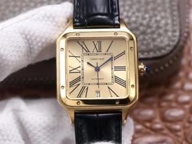 UU卡di亚山度士情侣腕表（女款）！9015机芯，男款49mmX36mm厚度9mm，女款44mmX33mm厚度9mm，情侣腕表，皮表带，自动机械机芯，密底