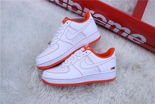 【真标 空军一号系列】耐克/NIKE 耐克空军低帮板鞋 白橙 商品图1