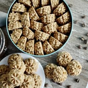 【4月7日开始陆续发货】【小 咖啡曲奇】230g｜醇厚咖啡香气 入口松化｜手工制作 经典酥香｜ 早餐搭配/下午茶歇/加班拍档-默认不配手提袋