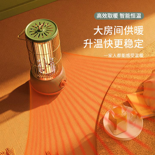 daewoo大宇取暖器家用节能碳纤维电暖器烤火炉速热远红外小太阳 商品图1