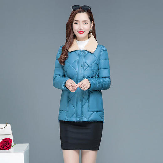 意满Z105冬季新款简约加棉加厚羽绒棉服 商品图4