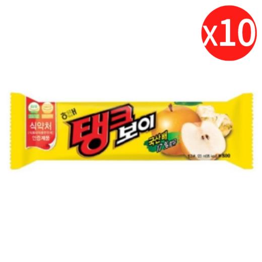 【捆绑】海太 雪梨味棒冰120g*10 【묶음】해태 탱크보이배120g*10 商品图0