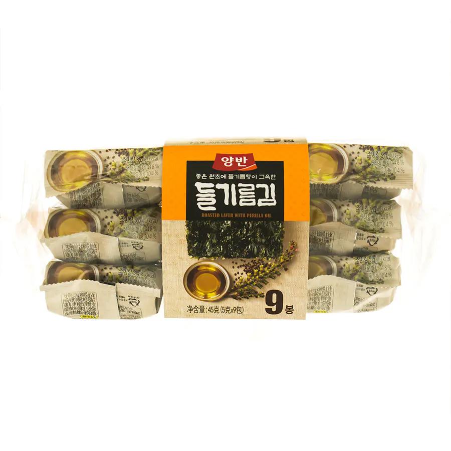 东原两班苏子油海苔동원양반들기름김5g*9