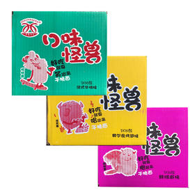 【7.5元1箱  口味随机】小怪兽口味怪兽香脆面整箱*16袋（0101851）