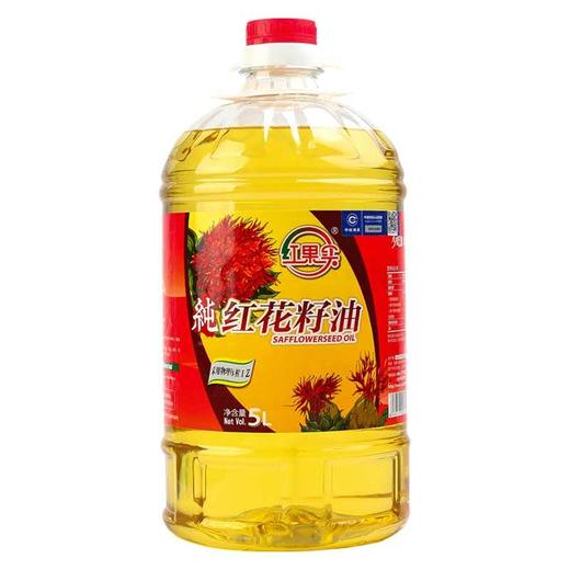 绿色红花籽油5L 商品图0