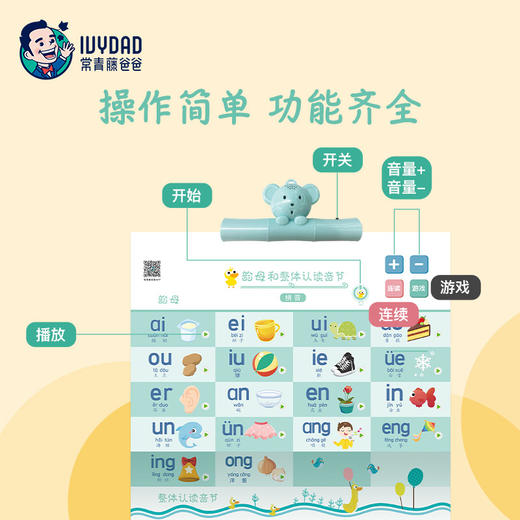 常青藤爸爸·大语文国学启蒙挂图，幼小衔接阶段启蒙教育神器，标准口语发音，内容丰富，从小积累知识库。 商品图2