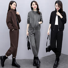 MQQ-5717工装裤套装女潮2020年新款秋装洋气减龄显瘦休闲气质时尚两件套裤