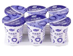 雪兰七彩云（低温）风味酸奶蓝莓塑杯136g