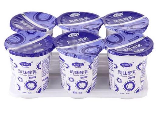 雪兰七彩云（低温）风味酸奶蓝莓塑杯136g 商品图0