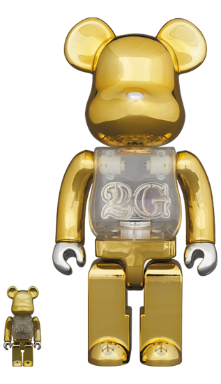 收藏系列 be@rbrick 1000%系列 电镀金 2g - vbeings微缤礼物