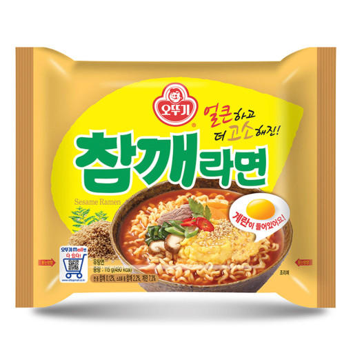 不倒翁芝麻拉面115g오뚜기참깨라면멀티115g 商品图0