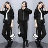 MQQ-5717工装裤套装女潮2020年新款秋装洋气减龄显瘦休闲气质时尚两件套裤 商品缩略图1