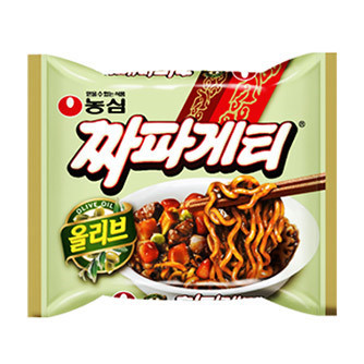 农心橄榄油炸酱面袋装농심올리브짜파게티140g