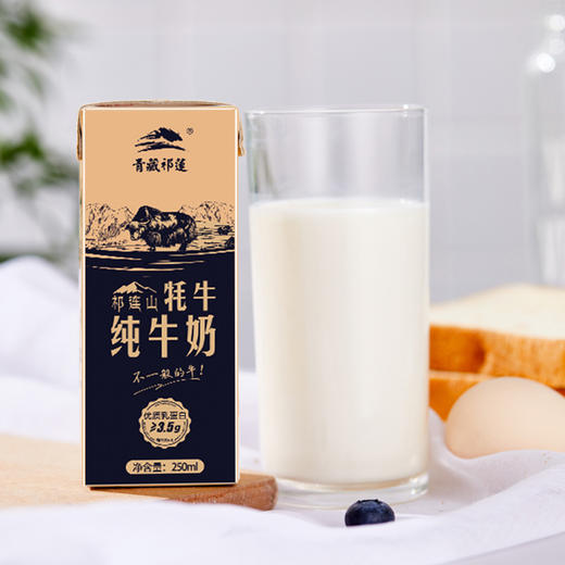 【店铺爆款】青藏祁莲 牦牛纯牛奶 250ml*12支 商品图3