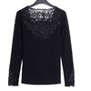 CZ-LC3316秋装新款蕾丝打底衫长袖闪光亮丝绣花小衫上衣纱衣T恤 商品缩略图4
