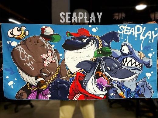 【装备】SEAPLAY 鲨鱼黑帮 速干浴巾 商品图1