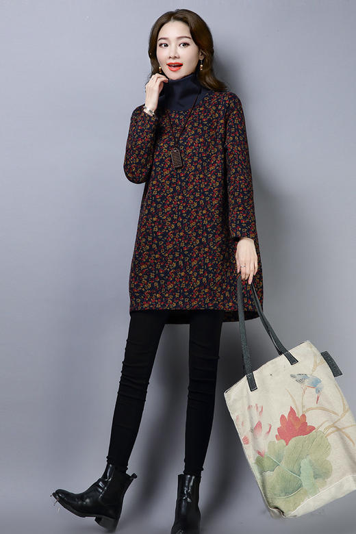 WZNH-JYJ8932冬季新款高领休闲时尚潮流件套头加厚卫衣 商品图5