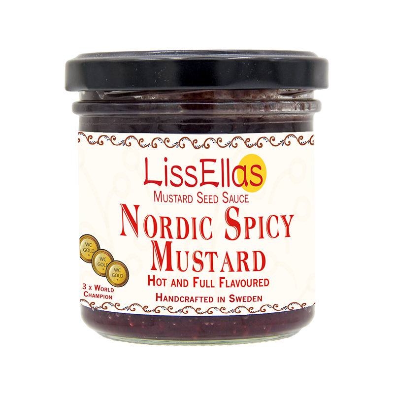 古石辣味芥菜籽酱150gNordic Spicy Mustard