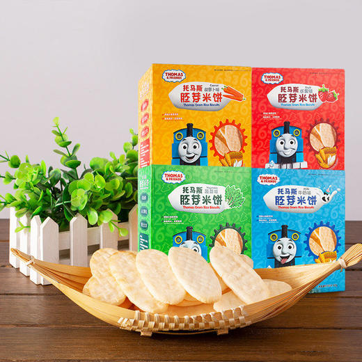 托马斯 胚芽有机米饼60g 商品图0