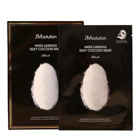 JM 水光银白蚕丝补水美白面膜10P【中】 