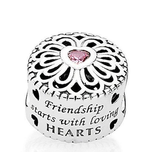 PANDORA/潘多拉 女士爱心花瓣锆石串饰  791955PCZ 商品图2