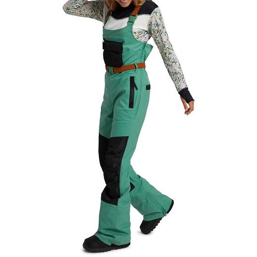 Burton 20-21款 Larosa Bib Pants  女款背带滑雪裤 绿色 商品图3