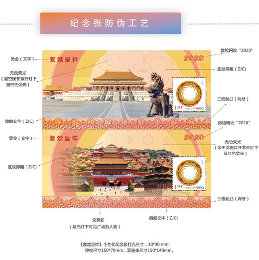 2020故宫邮票。中国邮政官方发行 商品图4