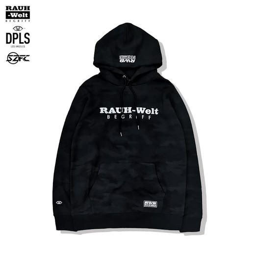 2020秋冬 RWB X DPLS 新款 深色迷彩 金标银标套头卫衣 男女同款 商品图1