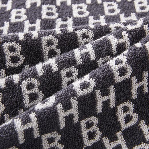 HBMJ-001-3 HB LOGO提花毛浴巾三件套 商品图4